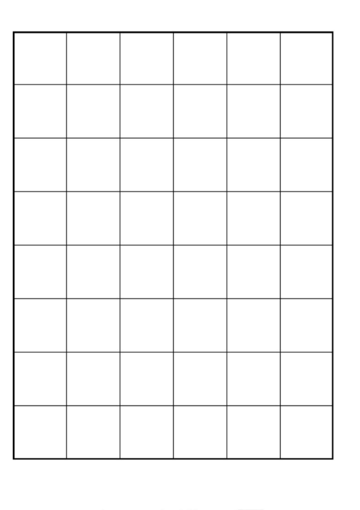 Free One-Inch Graph Paper Printable