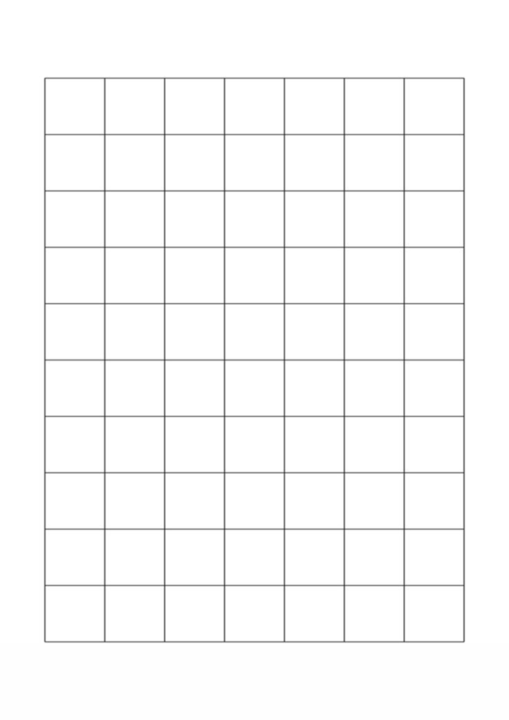 One-Inch Graph Paper Printable
