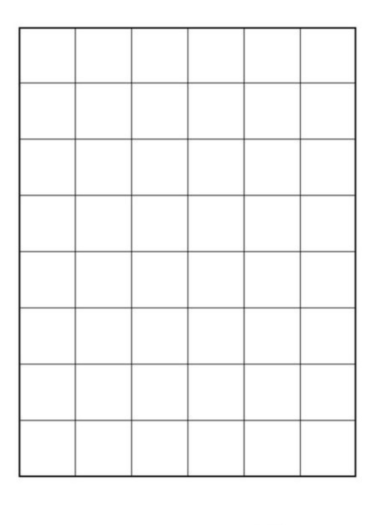 One-Inch Graph Paper