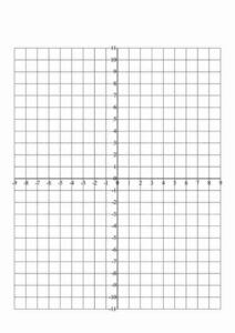 coordinate graph paper template word