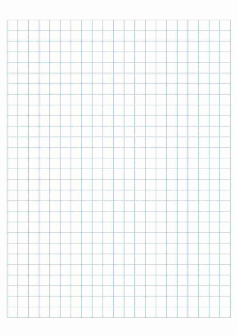 Graph Paper Template Download [Free Printable PDF]
