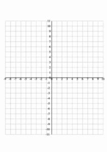 Graph Paper with X Axis and Y Axis