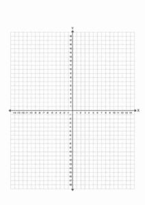 Graph Paper With X Axis and Y Axis Template Download PDF