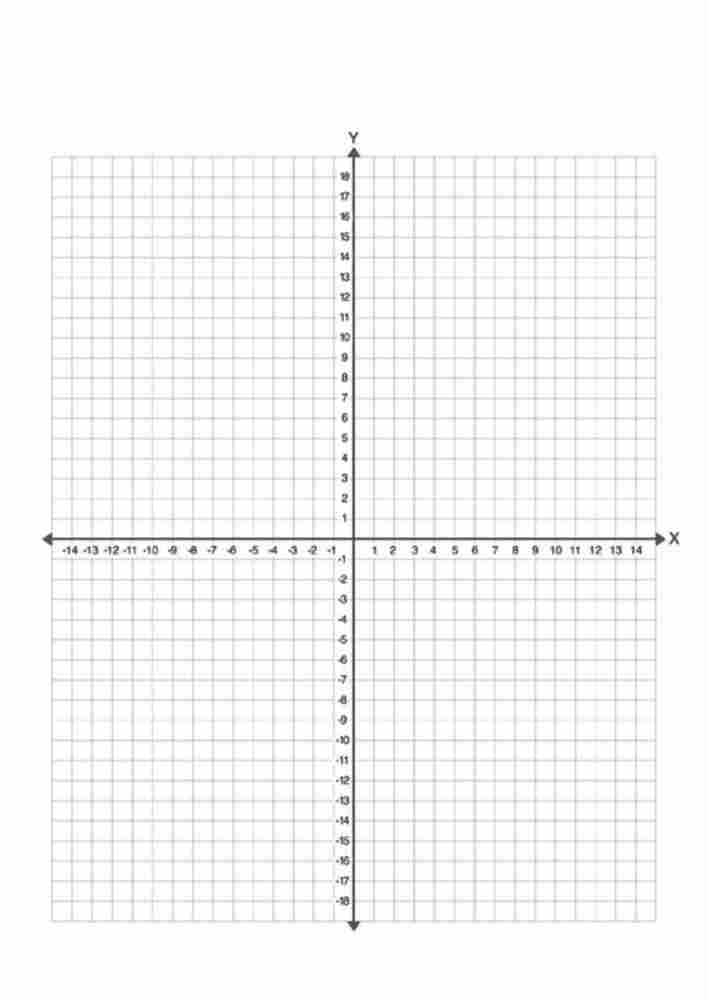 Graph Paper With X Axis and Y Axis Template Download PDF