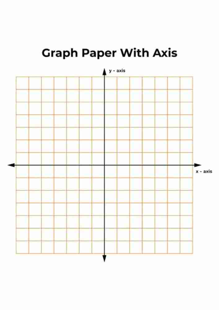 Graph Paper With X Axis and Y Axis Template Download PDF