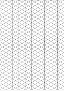 Isometric graph paper template PDF