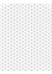 Isometric graph paper template word